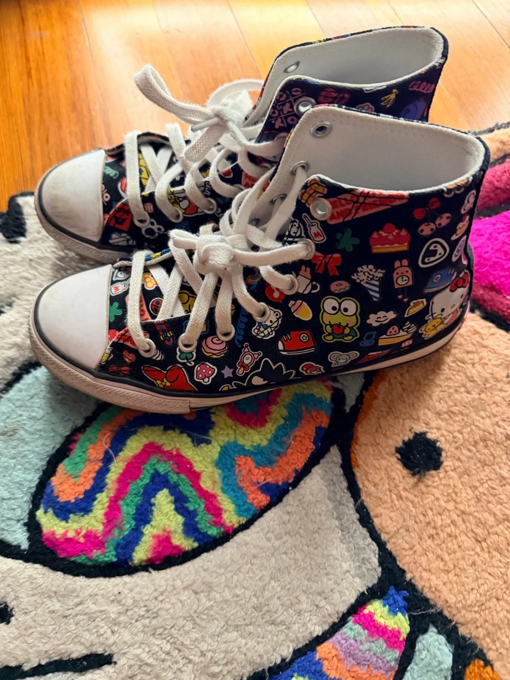 Hello kitty Converse Black High-Top Kids Sneakers